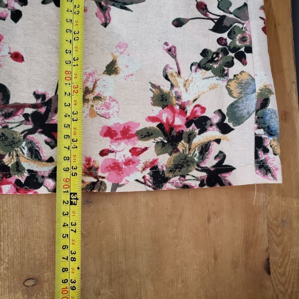 Papillon Sleeveless Pink Floral Cotton Mini Dress Xsmall NWT - Picture 14 of 15